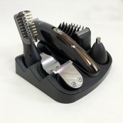 Триммер мужской Kemei KM-600 универсальный 11 в 1 для стрижки волос и бритья бороды и носа, беспроводной. Изображение №21