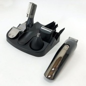 Триммер мужской Kemei KM-600 универсальный 11 в 1 для стрижки волос и бритья бороды и носа, беспроводной. Изображение №22