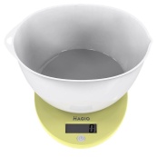 Ваги кухонні електронні з чашею Magio MG-919, ваги для кондитера, кухонні ваги міні. Зображення №4