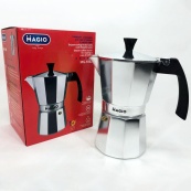 Гейзерна кавоварка Magio MG-1002 300 мл, гейзер для кави, кавоварка гейзерного типу, кавоварка для дому. Зображення №3 Гейзерна кавоварка Magio MG-1002 300 мл, гейзер для кави, кавоварка гейзерного типу, кавоварка для дому. Зображення №3