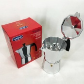 Гейзерна кавоварка Magio MG-1002 300 мл, гейзер для кави, кавоварка гейзерного типу, кавоварка для дому. Зображення №5 Гейзерна кавоварка Magio MG-1002 300 мл, гейзер для кави, кавоварка гейзерного типу, кавоварка для дому. Зображення №5