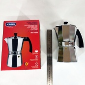 Гейзерна кавоварка Magio MG-1002 300 мл, гейзер для кави, кавоварка гейзерного типу, кавоварка для дому. Зображення №6 Гейзерна кавоварка Magio MG-1002 300 мл, гейзер для кави, кавоварка гейзерного типу, кавоварка для дому. Зображення №6