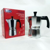 Гейзерна кавоварка Magio MG-1001 150 мл, гейзерна турка для кави, гейзерна кавоварка з нержавіючої сталі. Зображення №9 Гейзерна кавоварка Magio MG-1001 150 мл, гейзерна турка для кави, гейзерна кавоварка з нержавіючої сталі. Зображення №9