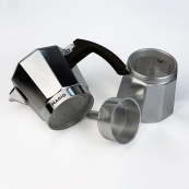 Гейзерна кавоварка Magio MG-1003 450 мл, кавоварка для індукційної плити, гейзер для кави. Зображення №2 Гейзерна кавоварка Magio MG-1003 450 мл, кавоварка для індукційної плити, гейзер для кави. Зображення №2