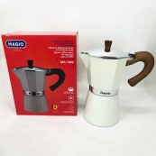 Гейзерна кавоварка Magio MG-1009 450 мл, гейзерна турка для кави, кавоварка гейзерного типу. Зображення №5