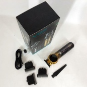 Триммер для бороды и усов VGR V-989 7000 об. Машинка для стрижки, окантовки керамика+сталь. Цвет: черный. Изображение №7