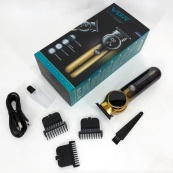 Триммер для бороды и усов VGR V-989 7000 об. Машинка для стрижки, окантовки керамика+сталь. Цвет: черный. Изображение №8