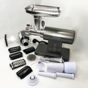 М'ясорубка MAGIO MG-271 Premium Line, Електрична м'ясорубка з насадками, Електром'ясорубка для шатківниці. Зображення №3