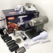 М'ясорубка MAGIO MG-271 Premium Line, Електрична м'ясорубка з насадками, Електром'ясорубка для шатківниці. Зображення №7