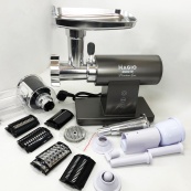 М'ясорубка MAGIO MG-271 Premium Line, Електрична м'ясорубка з насадками, Електром'ясорубка для шатківниці. Зображення №15