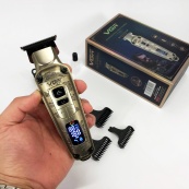 Професійна машинка для стрижки волосся триммер VGR V-901 з насадками, професійна електробритва. Зображення №9 Професійна машинка для стрижки волосся триммер VGR V-901 з насадками, професійна електробритва. Зображення №9