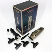 Професійна машинка для стрижки волосся триммер VGR V-901 з насадками, професійна електробритва. Зображення №12 Професійна машинка для стрижки волосся триммер VGR V-901 з насадками, професійна електробритва. Зображення №12