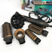 Фен стайлер для укладання та завивки волосся VGR V-491 6 в 1, Professional, 1000 Вт, Фен з насадками. Зображення №11