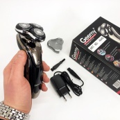 Електробритва Gemei GM-7719 Акумуляторна Електрична Бритва, Машинка для гоління триммер. Зображення №10