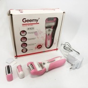 Епілятор депілятор жіночий електричний бездротовий + триммер + пемза 3 в 1 Gemei GM-3052. Зображення №7