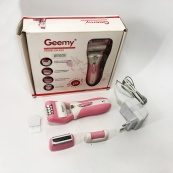 Епілятор депілятор жіночий електричний бездротовий + триммер + пемза 3 в 1 Gemei GM-3052. Зображення №9
