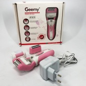 Епілятор депілятор жіночий електричний бездротовий + триммер + пемза 3 в 1 Gemei GM-3052. Зображення №19