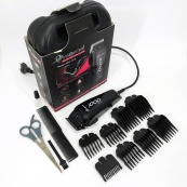 Машинка для стрижки провідна з насадками для волосся та бороди Gemei GM-1016 Pro + Ножиці та Гребінець. Зображення №8 Машинка для стрижки провідна з насадками для волосся та бороди Gemei GM-1016 Pro + Ножиці та Гребінець. Зображення №8