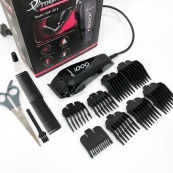 Машинка для стрижки провідна з насадками для волосся та бороди Gemei GM-1016 Pro + Ножиці та Гребінець. Зображення №9 Машинка для стрижки провідна з насадками для волосся та бороди Gemei GM-1016 Pro + Ножиці та Гребінець. Зображення №9
