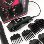 Машинка для стрижки провідна з насадками для волосся та бороди Gemei GM-1016 Pro + Ножиці та Гребінець. Зображення №12 Машинка для стрижки провідна з насадками для волосся та бороди Gemei GM-1016 Pro + Ножиці та Гребінець. Зображення №12
