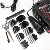 Машинка для стрижки провідна з насадками для волосся та бороди Gemei GM-1016 Pro + Ножиці та Гребінець. Зображення №14 Машинка для стрижки провідна з насадками для волосся та бороди Gemei GM-1016 Pro + Ножиці та Гребінець. Зображення №14
