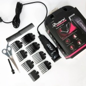 Машинка для стрижки провідна з насадками для волосся та бороди Gemei GM-1016 Pro + Ножиці та Гребінець. Зображення №15 Машинка для стрижки провідна з насадками для волосся та бороди Gemei GM-1016 Pro + Ножиці та Гребінець. Зображення №15