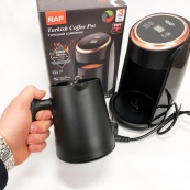 Кофеварка электрическая RAF-R.116, кофейная чашка с подогревом, турка. Изображение №10