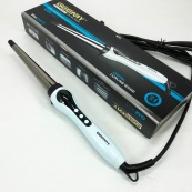 Конусна професійна плойка для локонів Gemei GM-403. Зображення №8