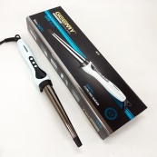 Конусна професійна плойка для локонів Gemei GM-403. Зображення №10