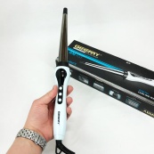 Конусна професійна плойка для локонів Gemei GM-403. Зображення №11