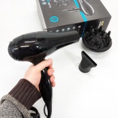 Професійний фен Gemei GM-103 2200Вт для сушіння укладання волосся режими швидкості, температури, сенсор. Зображення №5