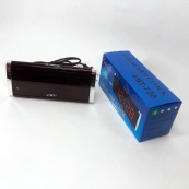 Электронные Часы VST-730-4 green, цифровые настольные сетевые часы, led alarm clock с будильником. Изображение №6