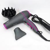 Професійний потужний фен з насадками VGR V-402 з концентратором та дифузором для сушіння та укладання волосся. Зображення №14 Професійний потужний фен з насадками VGR V-402 з концентратором та дифузором для сушіння та укладання волосся. Зображення №14