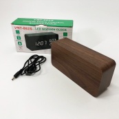 Електронні настільні годинники VST-862S-4 коричневі з зеленим підсвічуванням, з датчиками температури та вологості. Зображення №10 Електронні настільні годинники VST-862S-4 коричневі з зеленим підсвічуванням, з датчиками температури та вологості. Зображення №10