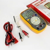 Мультиметр HAOYUE DT-33C Вимірювання: V (AC/DC), A (AC/DC), Ω, hFE, дзвінки. Функції: Data Hold, тест діодів. Зображення №7