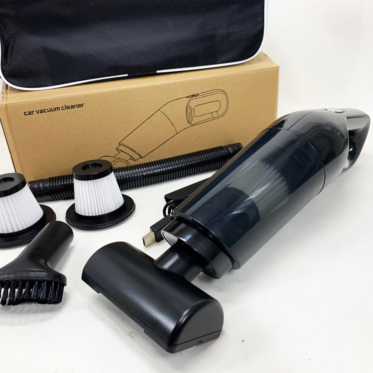 Автомобильный пылесос LT-113 мощность 120 Вт аккумуляторный 30 минут работы Автомобильный пылесос LT-113 мощность 120 Вт аккумуляторный 30 минут работы