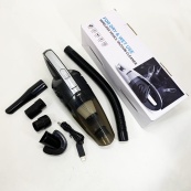 Потужний бездротовий пилосос автомобільний для сухого та вологого прибирання в машині та будинку +5 насадок. Зображення №7