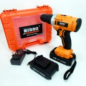 Шуруповерт аккумуляторный в чемодане BISSO B6008 21V. Изображение №11