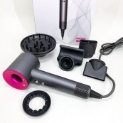 Фен Super Hair Dryer з 5 насадками для швидкого сушіння та укладання волосся. Зображення №12