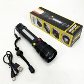 Ліхтар ручний PLD-H005-3PM10-TG +14SMD, білий, жовтий, червоний. Зображення №8