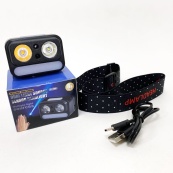 Ліхтар налобний 2069-XPG+XPG+5SMD Motion sensor. Зображення №2