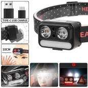 Ліхтар налобний 2069-XPG+XPG+5SMD Motion sensor. Зображення №6