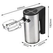 Міксер ручний DOMOTEC R.6690 універсальний 5 швидкостей 200 Вт, Міксер блендер ручний. Зображення №4