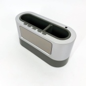 Годинник підставка для ручок 038, настільний електронний годинник з підсвічуванням, лід годинник настільний. Зображення №5