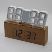 Годинник настільний електронні VST-883 LED з будильником і термометром, розумний настільний годинник. Зображення №3