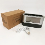 Годинник підставка для ручок 038, настільний електронний годинник з підсвічуванням, лід годинник настільний. Зображення №6