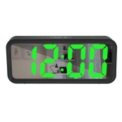 Годинник настільний DT-6508 з будильником та USB зарядкою із зеленим підсвічуванням, лід годинник настільний. Зображення №16