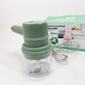 Ручний бездротовий міксер-подрібнювач 2 в 1. Колір: зелений. Зображення №8