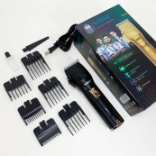 Акумуляторна машинка для стрижки волосся VGR V-280 з дисплеєм та насадками якісна. Колір: чорний. Зображення №13