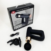 Ударний Перкусійний масажер для тіла та м'язів Масажний пістолет EM HB-007 акумуляторний чорний. Зображення №6 Ударний Перкусійний масажер для тіла та м'язів Масажний пістолет EM HB-007 акумуляторний чорний. Зображення №6